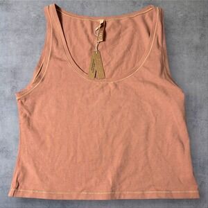 New SKIMS Cotton Tank‎ Top Womens 3X Sedona Scoop Neck Sleeveless Casual